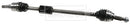 Borg & Beck Driveshaft - RH - BDS1657
