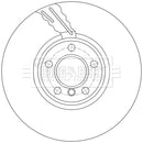 Borg & Beck Brake Disc - BBD7003S