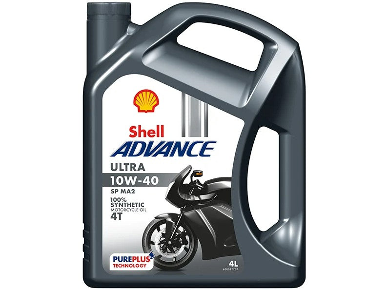 Shell Advance 4T Ultra 10W40 Synthetic 4 Stroke Motorcycle engine oil ...