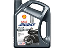 Shell Advance 4T Ultra 10W40 Synthetic 4 Stroke Motorcycle engine oil [Pure Plus] - 4Ltr engine oil