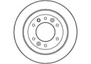 Disctech Brake Disc (Single) - Fits Kia, Renault - ABD2940 - Rear Axle