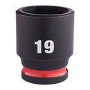 Milwaukee Hex socket ShW 3/8 STD 19mm-1pc - 4932480276