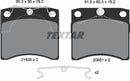 Textar Brake Pad Set - 2163501