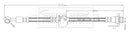 Borg & Beck Brake Hose - BBH8900