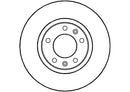 Disctech Brake Disc (Single) - Fits Bmw, Citroën - ABD3169 - Front Axle
