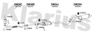 Klarius DW29C - Centre Pipe  - Fits Chevrolet Tacuma 2.0i