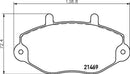 Mintex Brake Pad Set fits -Ford MDB1559 (also fits other vehicles)