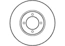 Disctech Brake Disc (Single) - Fits Ford - ABD2660 - Front Axle