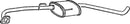 Klarius GM168E - Box With Centre Pipe  - Fits Opel Omega 2.0i