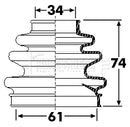 Borg & Beck Drive Shaft Bellow - BCB6262