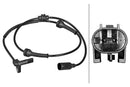 HELLA 6PU 358 217-131 Sensor, wheel speed - 2-pin connector