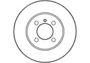 Disctech Brake Disc (Single) - Fits Alpina, Citroën - ABD2669 - Front Axle