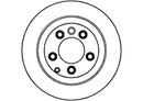 Disctech Brake Disc (Single) - Fits Audi, Volvo - ABD2833 - Rear Axle