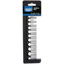 Draper Expert 1/4" 6PT 10pc Socket Rail Set - 50067