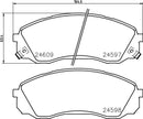 Mintex Brake Pad Set fits -Hyundai Kia MDB2921 (also fits other vehicles)