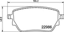 Mintex Brake Pad Set fits -MercedesBenz MDB4109 (also fits other vehicles)