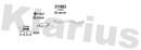 Klarius 311863 - Catalyst Type Approved  - Fits Citroen Dispatch 1.9D