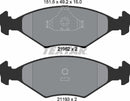 Textar Brake Pad Set - 2196202