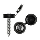 Jepson Self-Tapping Screws plus Black Caps (pack of 100) - 40300400