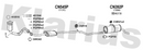 Klarius CN545P - Box With Centre Pipe  - Fits Citroen Berlingo 1.4i