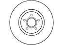 Disctech Brake Disc (Single) - Fits Ford - ABD2112 - Front Axle