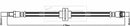 Borg & Beck Brake Hose  - BBH8335 fits RENAULT CLIO IV 10/12-