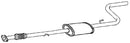 Klarius FT968M - Box With Centre Pipe  - Fits Fiat Doblo Cargo 1.4i