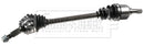 Borg & Beck Driveshaft - LH - BDS1613