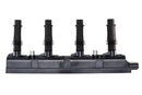 HELLA 5DA 358 000-391 Ignition Coil - 12V - 3-pin connector - Bolted
