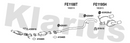 Klarius FE1188T - Centre Pipe  - Fits Ford Kuga 2.0TDCi