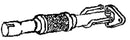 Klarius 302125 - Front Pipe For Cat