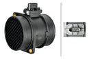 HELLA 8ET 358 166-571 Mass Air Flow Sensor - 5-pin connector - Pipe-neck