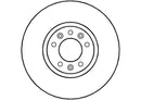 Disctech Brake Disc (Single) - Fits Citroën - ABD2282 - Front Axle