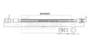 Borg & Beck Brake Hose - BBH8950