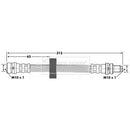 Borg & Beck Brake Hose  - BBH6596 fits Ford Mondeo 96 on