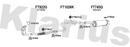 Klarius FT922G - Centre Pipe  - Fits Fiat Doblo 1.3JTD