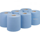 Body Plus 2 ply Blue Centrefeed - 144m x 165mm - BDP00100
