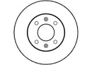 Disctech Brake Disc (Single) - Fits Hyundai - ABD2169 - Front Axle