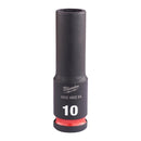 Milwaukee Hex socket ShW 3/8 deep 10mm-1pc - 4932480284