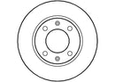 Disctech Brake Disc (Single) - Fits Bmw, Peugeot - ABD3303 - Rear Axle