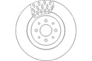 Disctech Brake Disc (Single) - Fits Alfa romeo, Iveco - ABD3112 - Front Axle