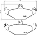 Mintex Brake Pad Set fits -Lotus Opel Tesla Vauxhall MDB1891 (also fits other vehicles)