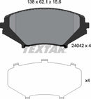 Mazda, Brake Pad Set - Textar 24042012391503