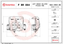 Brembo F BR 064 LCV brake calipers for commercial vehicles - FBR064
