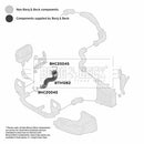 Borg & Beck Turbo Hose  - BTH1082 fits VAG Passat 1.9D 2.0D 96-05