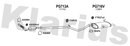 Klarius PG713A - Centre Pipe  - Fits Peugeot 206 SW 2.0HDi