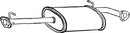 Klarius LR180H - Box With Centre Pipe  - Fits Land Rover 110 2.5TD