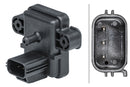 HELLA 6PP 009 403-111 Sensor, intake manifold pressure - 3-pin connector - Bolted