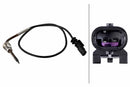 HELLA 6PT 010 376-771 Sensor, exhaust gas temperature - 2-pin connector