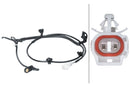 HELLA 6PU 012 679-811 Sensor, wheel speed - 12V - 2-pin connector